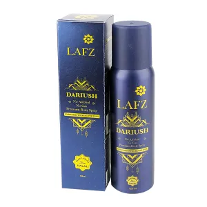 Lafz Dariush Premium No Gas& No Alcohol Body Spray Enriched With Silver Ions 120ml